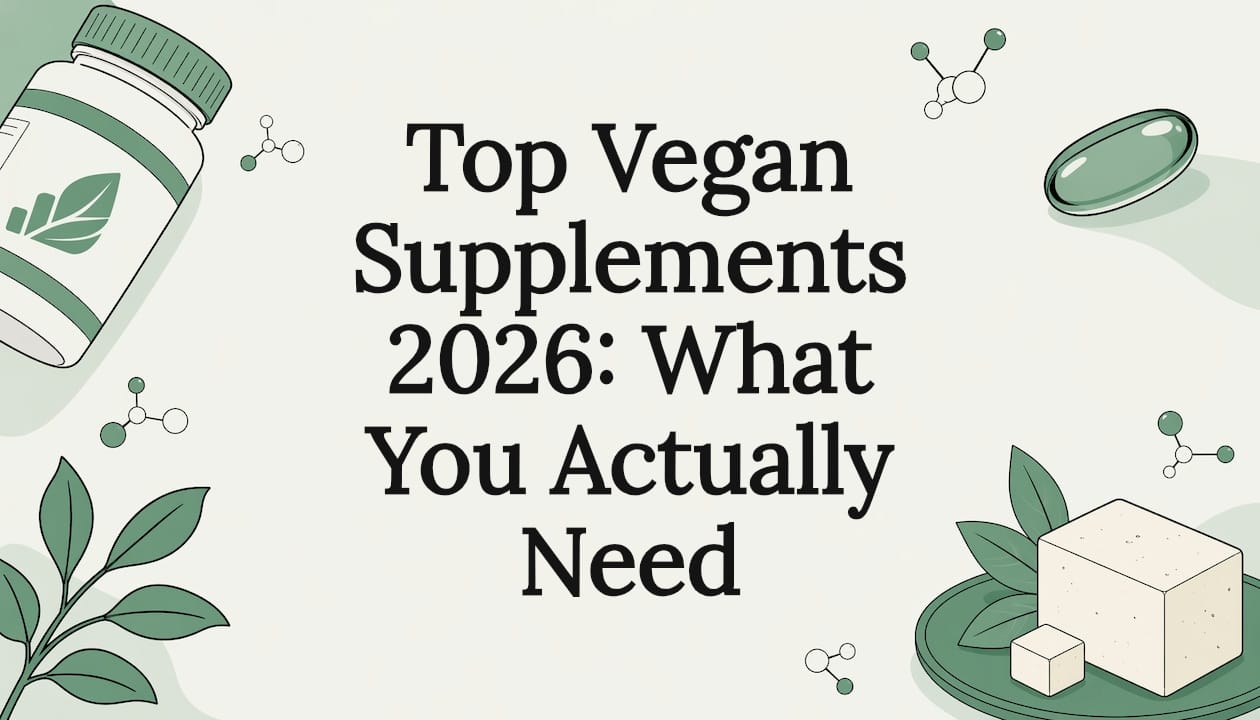 Mejores suplementos veganos 2026: Lo que realmente necesitas