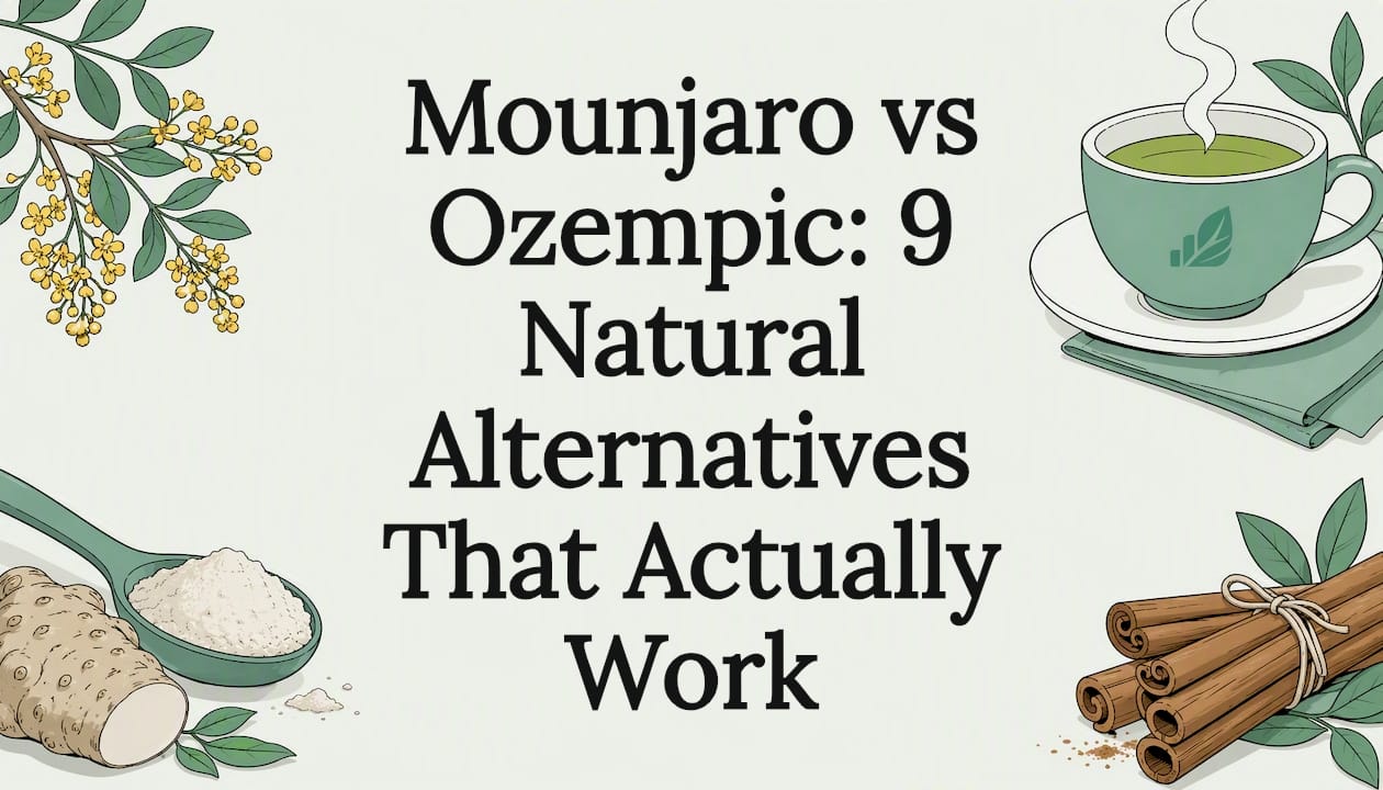 Mounjaro vs Ozempic: 9 Alternativas Naturales Que Realmente Funcionan