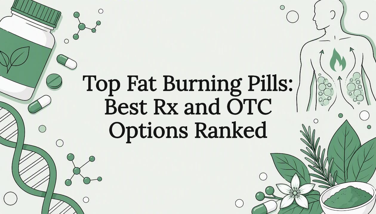 Die besten Fettverbrennungspillen: Ranking der besten Rx- und OTC-Optionen