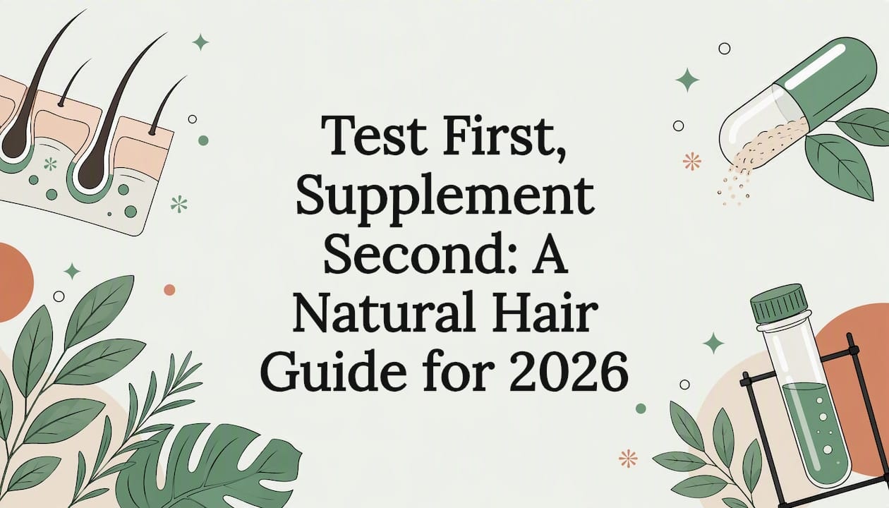Test First, Supplement Second: Una Guida Naturale ai Capelli per il 2026