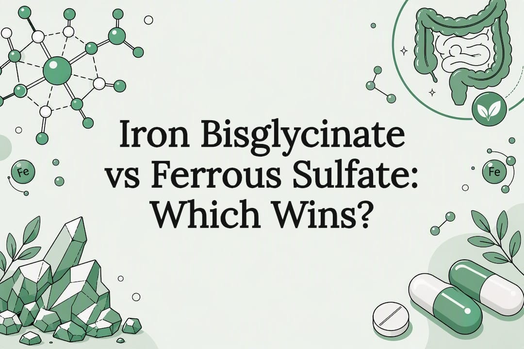 Iron Bisglycinate vs Ferrous Sulfate : Lequel gagne ?