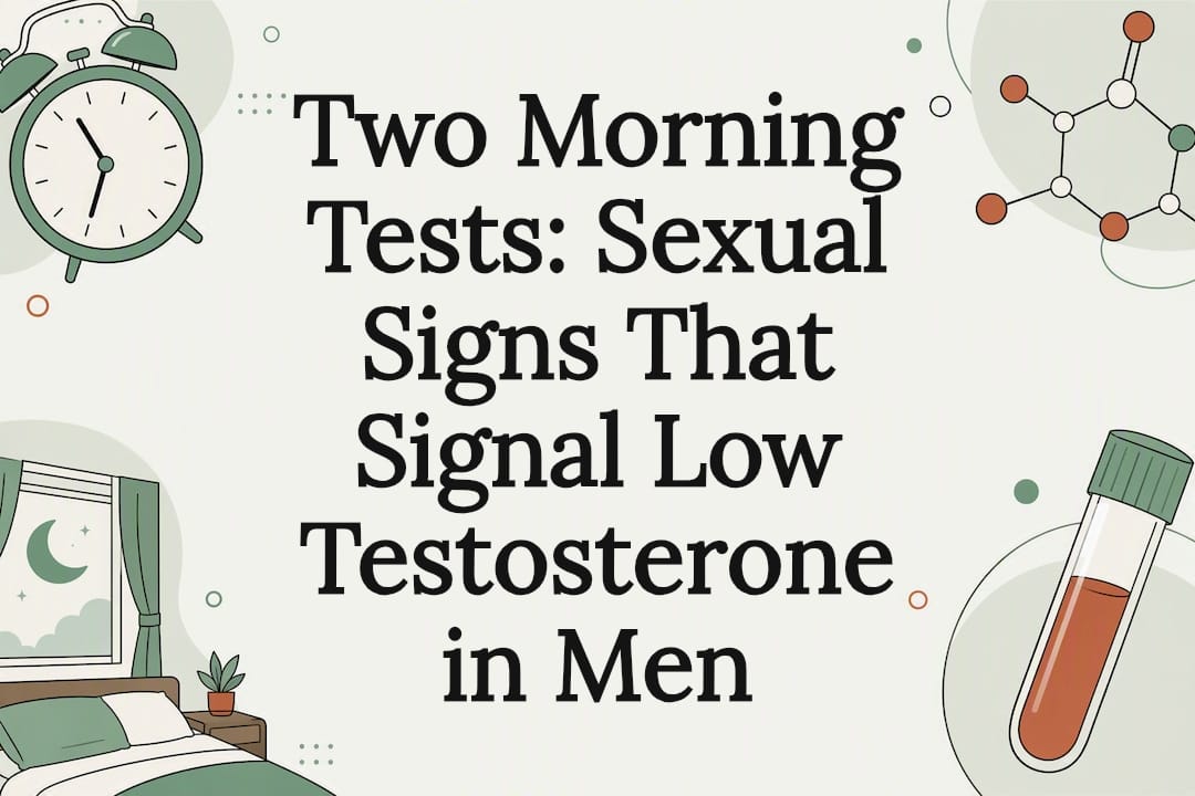 Zwei Morgentests: Sexuelle Zeichen, die niedriges Testosteron bei Männern andeuten