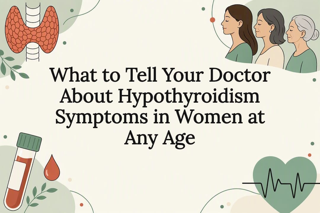 Wat u uw arts moet vertellen over hypothyreoïdismesymptomen bij vrouwen op elke leeftijd