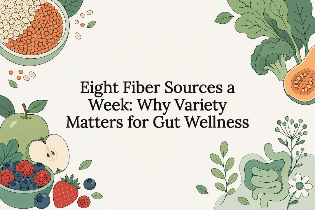 Eight Fiber Sources a Week: Why Variety Matters for Gut Wellness