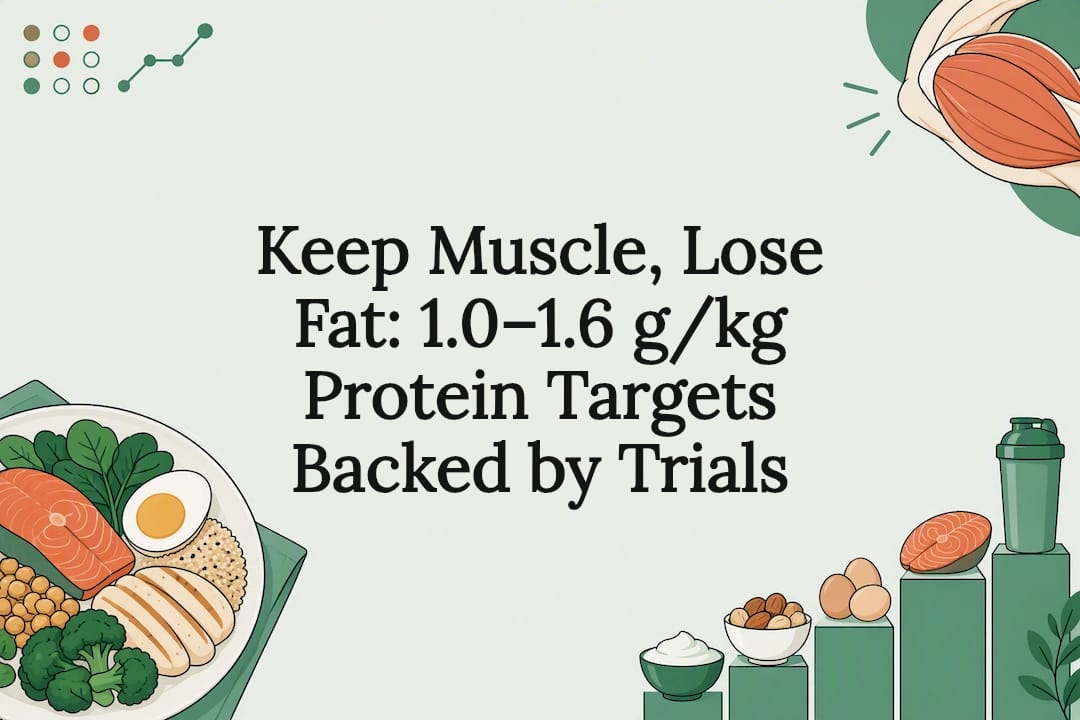 Muskulatur bewahren, Fett verlieren: 1,0–1,6 g/kg Protein-Ziele durch Studien belegt