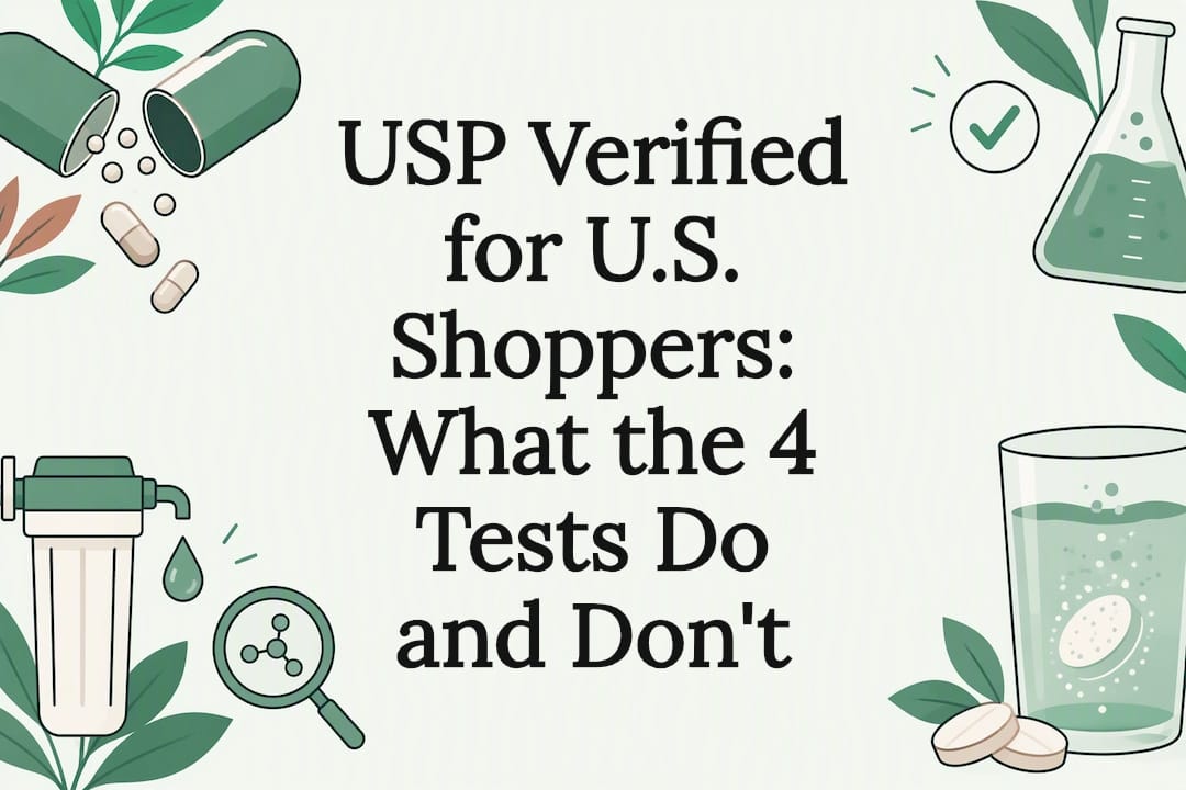 USP Verified per i consumatori statunitensi: Cosa fanno e non fanno i 4 test