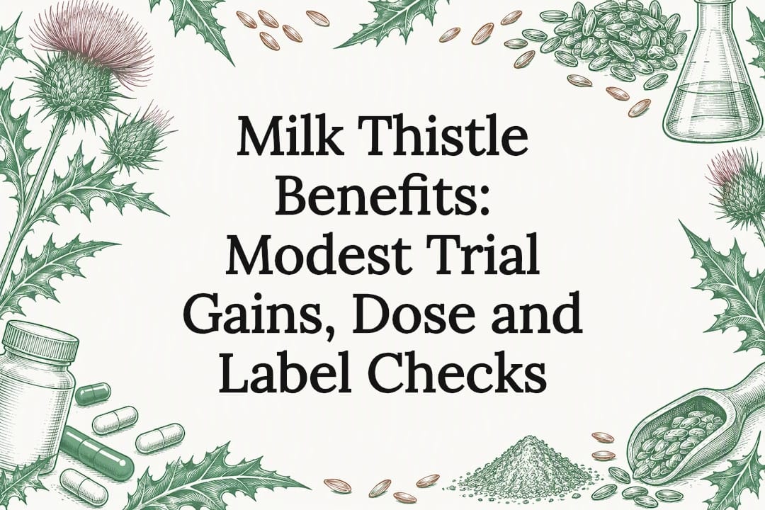 Milk Thistle Benefits: Modest Trial Gains, Dose and Label Checks