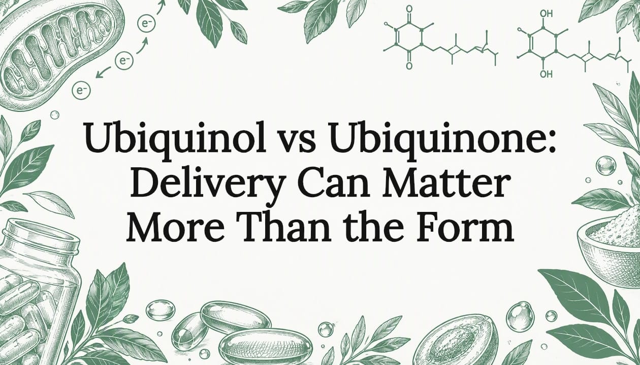 Ubiquinol vs Ubiquinone: Aflevering kan meer uitmaken dan de vorm