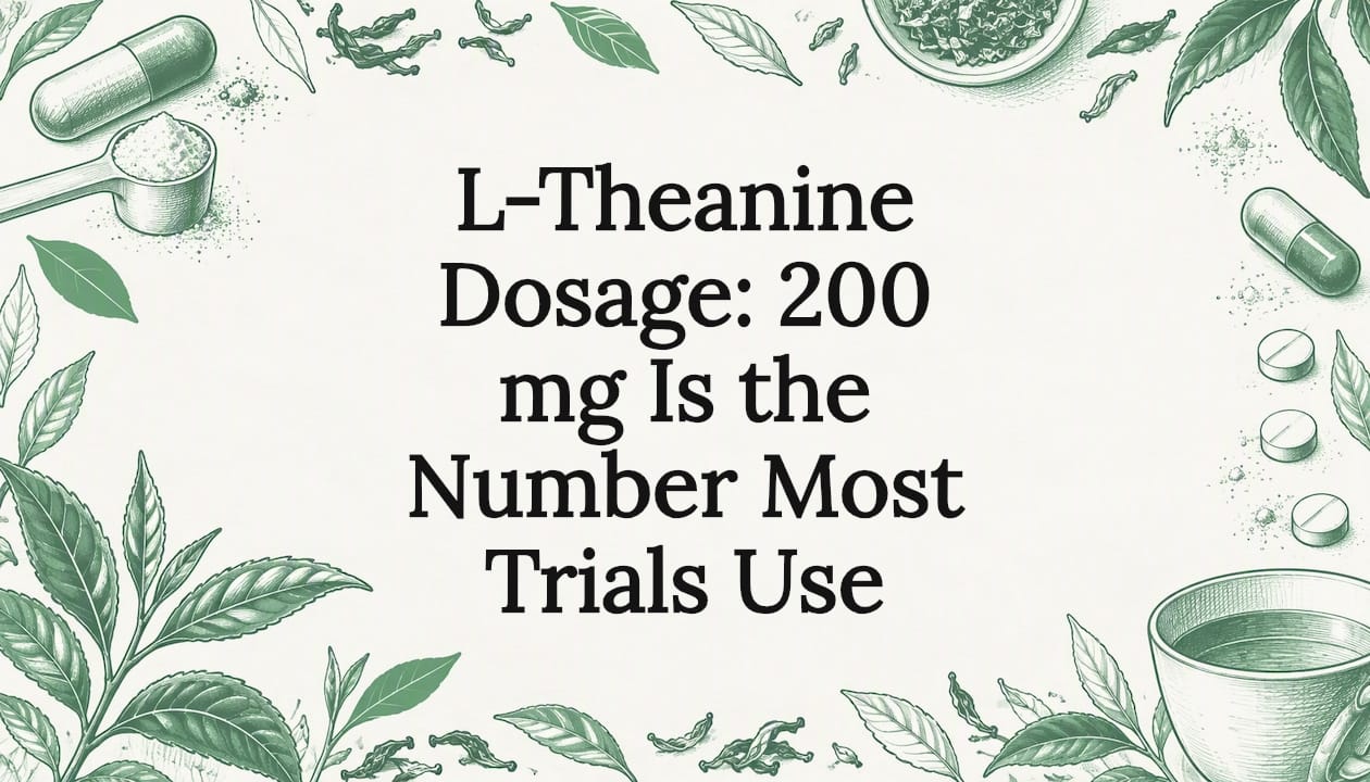L-Theanine Dosage: 200 mg Is the Number Most Trials Use